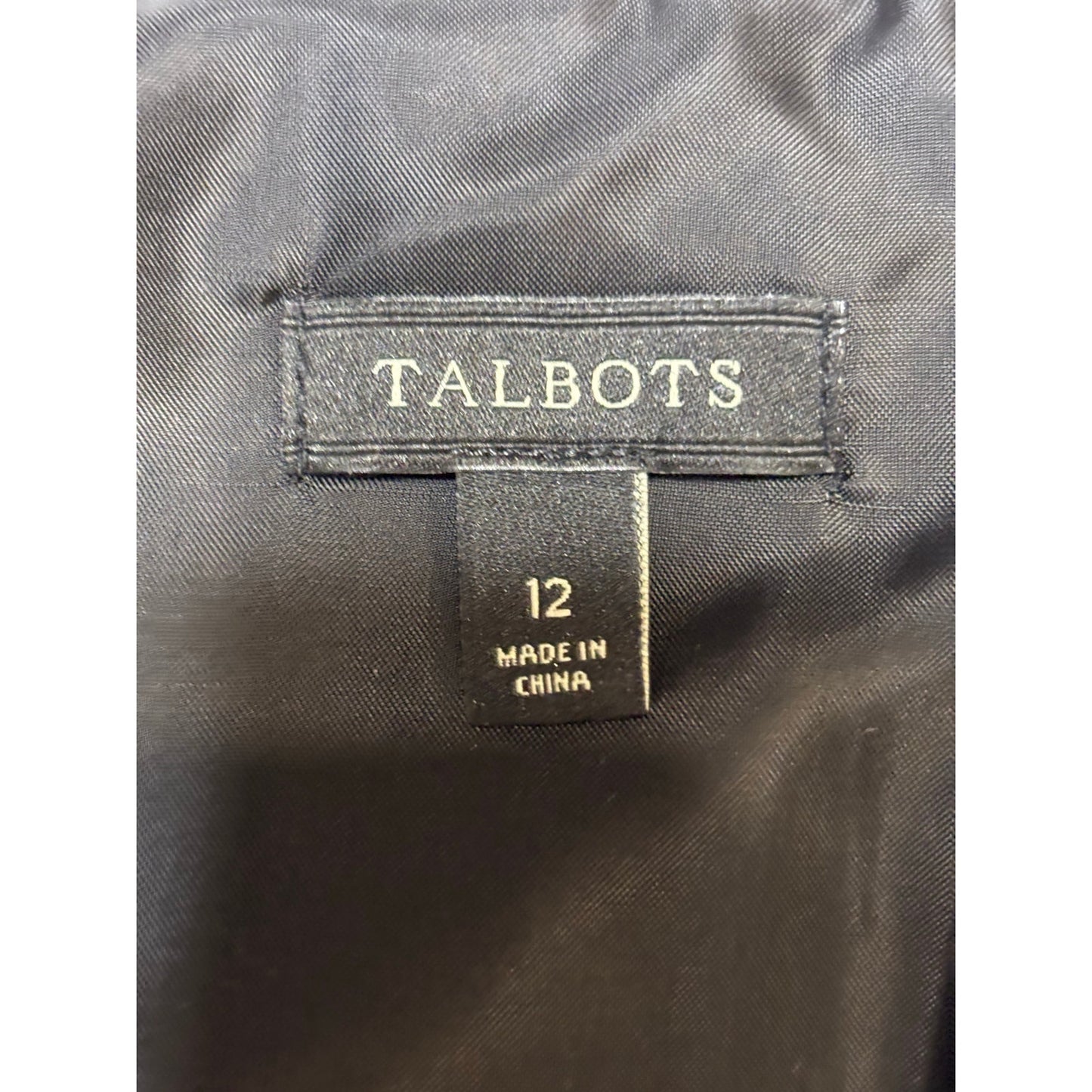 Talbots Polka Dot Fit & Flare Dress SZ 12