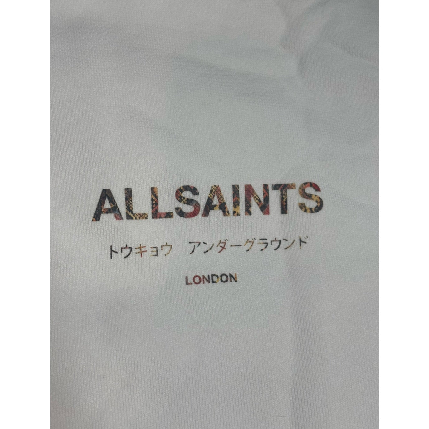 AllSaints Tokyo Underground Graphic Crewneck Sweatshirt SZ Med