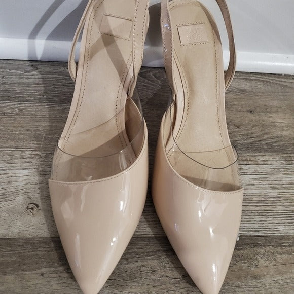 Louis Et Cie Lo-Kareena Nude Slingbacks SZ 10