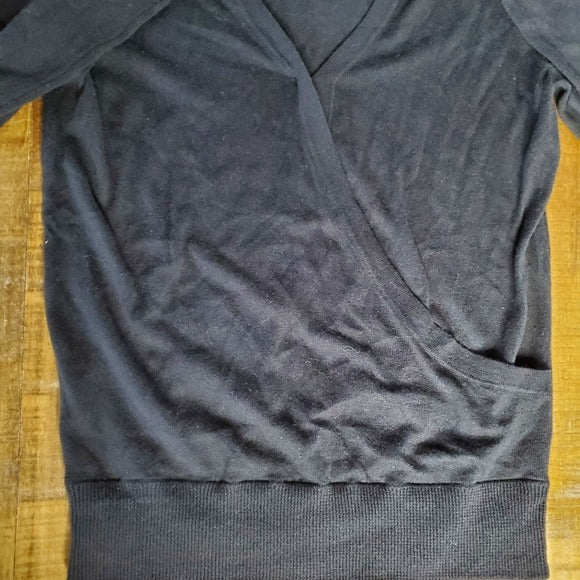 Halogen Faux Wrap Sweater SZ XS