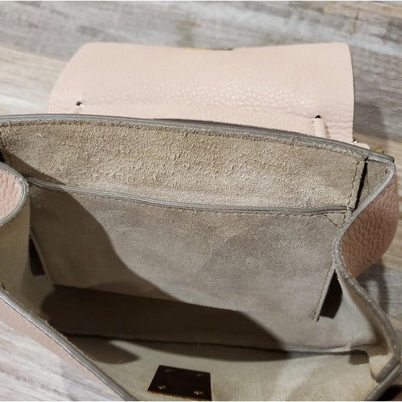 Chloe Grained Lambskin Drew Mini Shoulder Bag