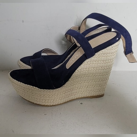 Stuart Weitzman Alex Platform Wedge Sandal SZ 8