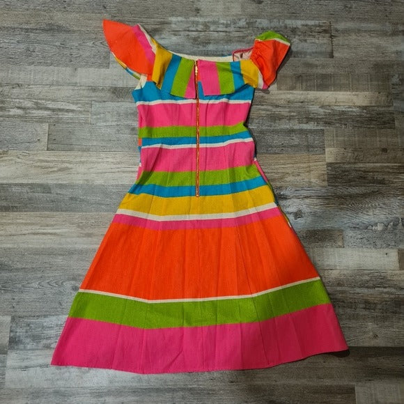 Julie Brown Colorblock Dress SZ 2