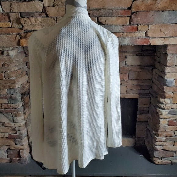 Socialite Fly Away Ivory Cardigan SZ Small