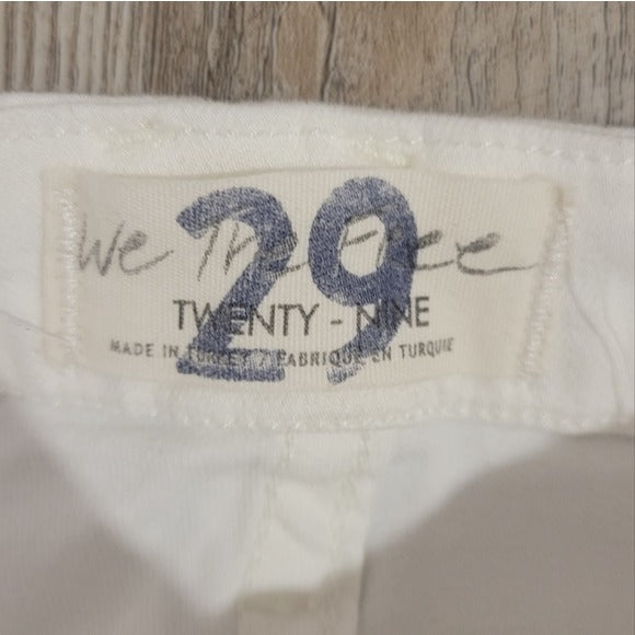 Free People White Montana Skinny Jeans SZ 29 NWOT