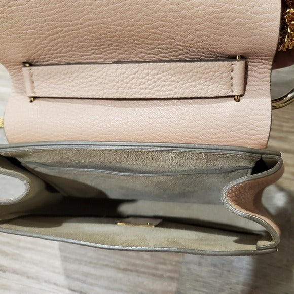 Chloe Grained Lambskin Drew Mini Shoulder Bag