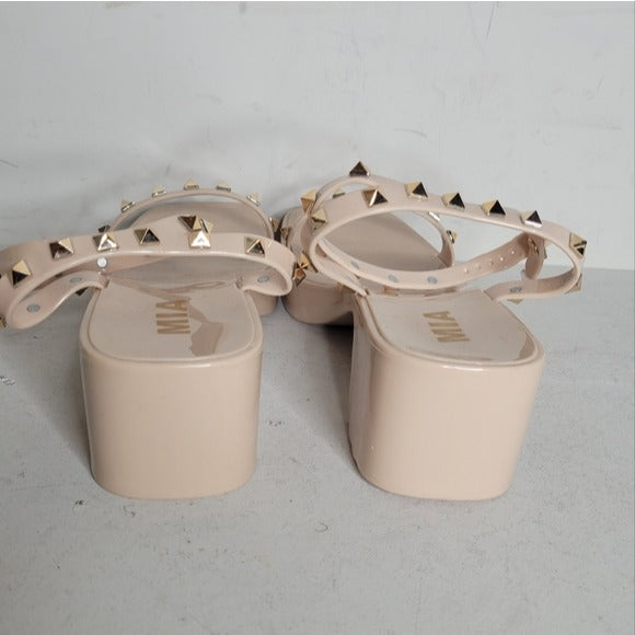 Mia Indi Platform Jelly Sandals SZ 9