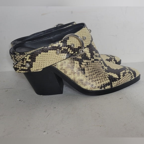 Rebecca Minkoff Sallest Too Block Heel Mules SZ 7.5