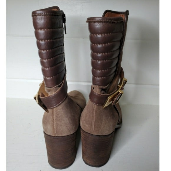 Napoleoni Suede Boots SZ 37