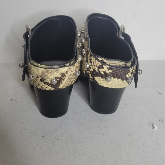 Rebecca Minkoff Sallest Too Block Heel Mules SZ 7.5
