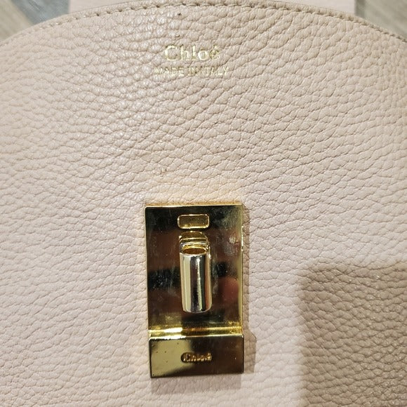 Chloe Grained Lambskin Drew Mini Shoulder Bag