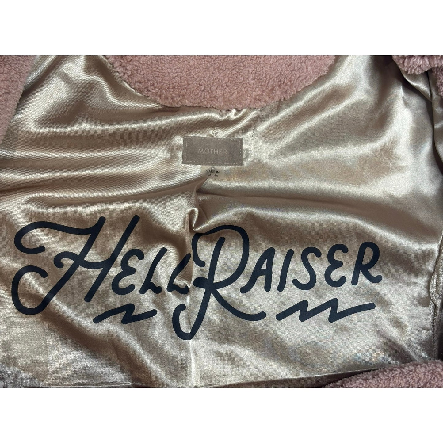 MOTHER Sherpa Fleece Full Zip Jacket SZ Small