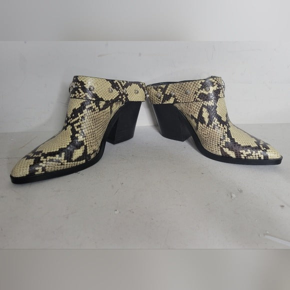 Rebecca Minkoff Sallest Too Block Heel Mules SZ 7.5