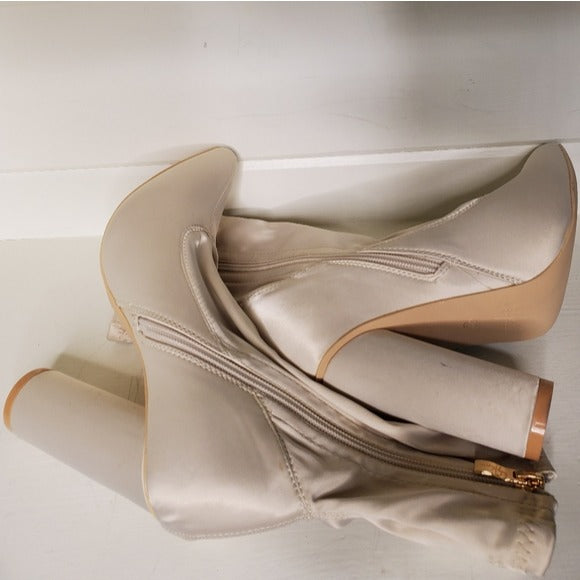 Sergio Todzi Satin Stretch Ankle Boots Sz 39