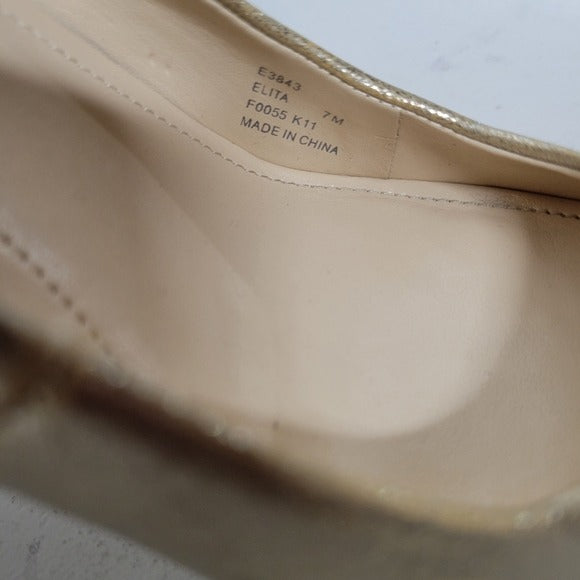 Calvin Klein Metallic Elita Pump SZ 7
