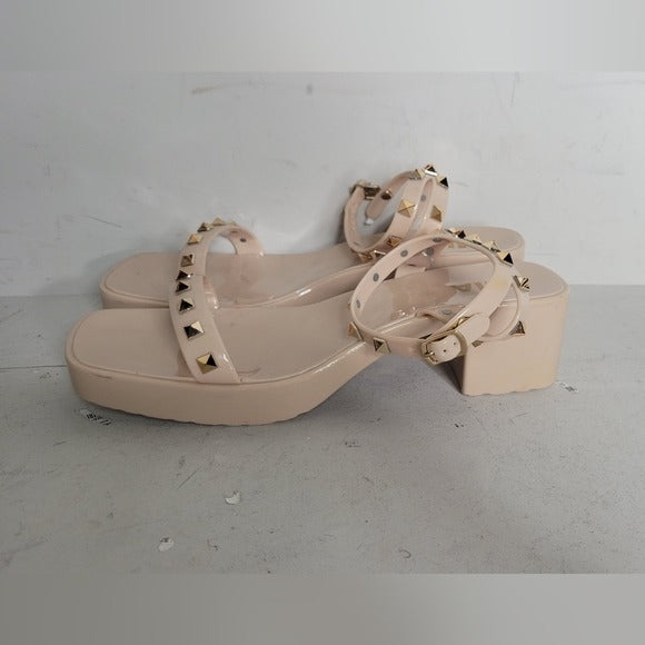Mia Indi Platform Jelly Sandals SZ 9