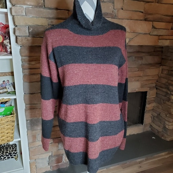 Treasure&Bond Wide Stripe Tunic Sweater XS