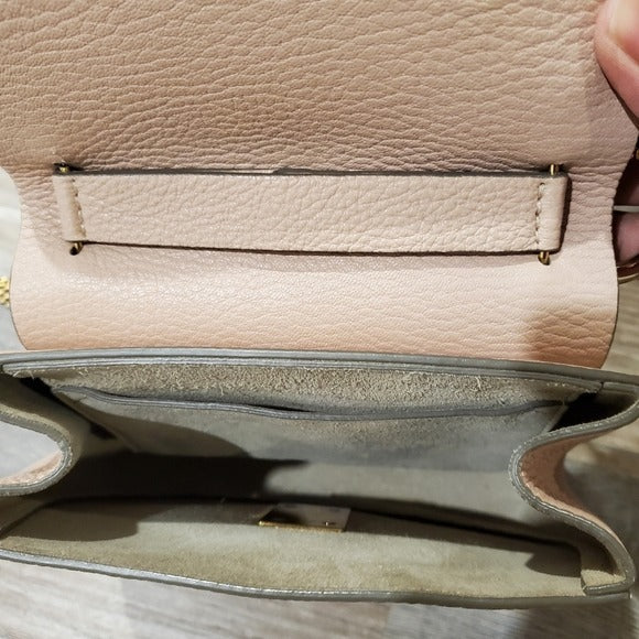 Chloe Grained Lambskin Drew Mini Shoulder Bag
