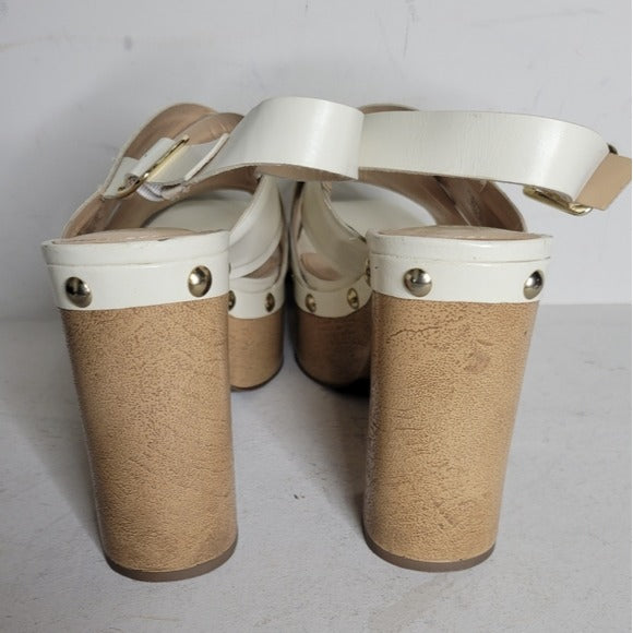 Vince Camuto Jenevya Slingback Platform Sandal SZ 9