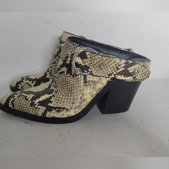 Rebecca Minkoff Sallest Too Block Heel Mules SZ 7.5