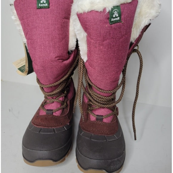 Kamik SnoValley 2 Maroon Women's Winter Boot SZ 6