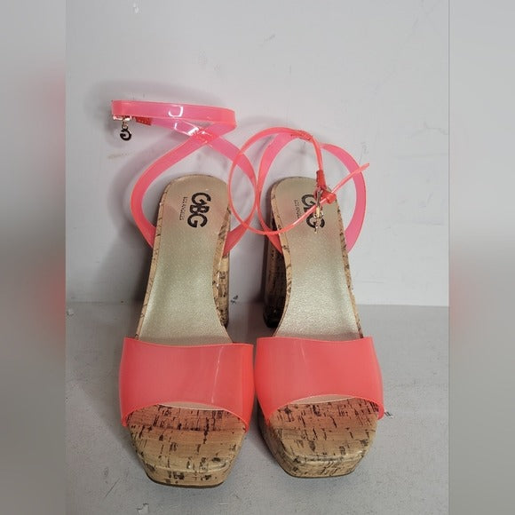 G By Guess Queen Platform Sandal SZ 9.5