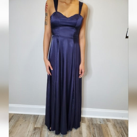 Sequin Hearts Satin Dress SZ 1