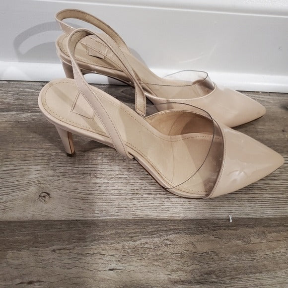 Louis Et Cie Lo-Kareena Nude Slingbacks SZ 10