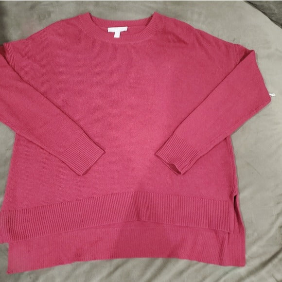 Chelsea 28 High/Low Crewneck Sweater SZ Med