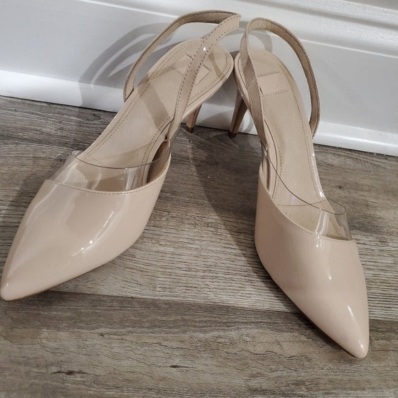 Louis Et Cie Lo-Kareena Nude Slingbacks SZ 10