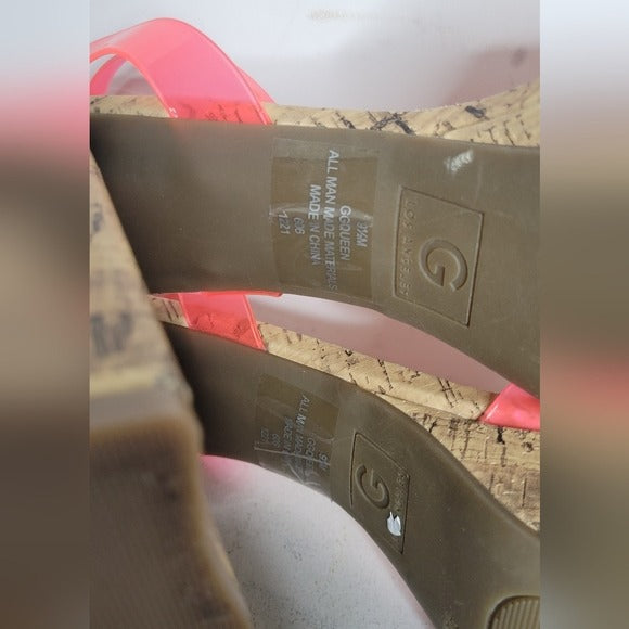 G By Guess Queen Platform Sandal SZ 9.5