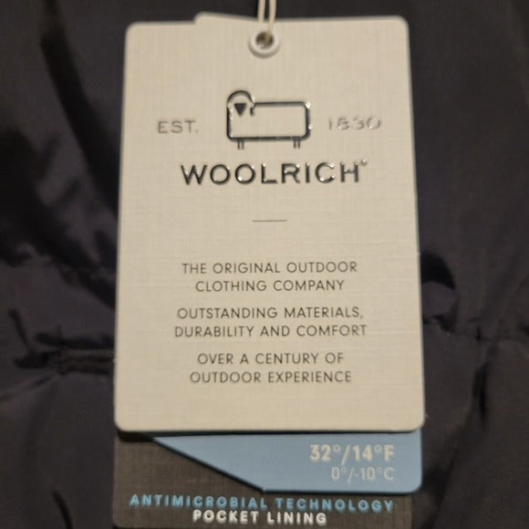 Woolrich Alsea Quilted Belted Trench Coat SZ XS