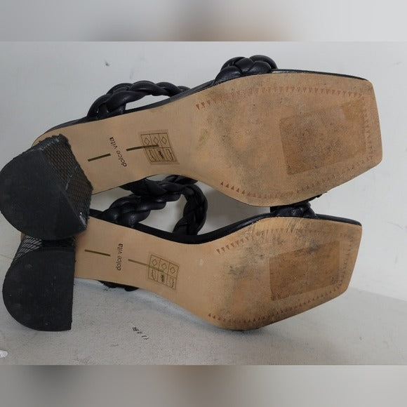 Dolce Vita Pailey Braided Two Band City Sandals SZ 9.5