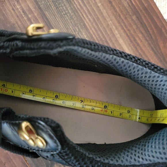 Men's EUC Black Gucci Flashtrek 543149 Italian Sneakers SZ 8