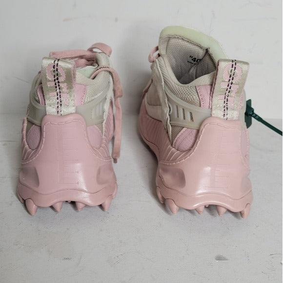 OFF-WHITE™Odsy-1000 Mesh & Leather Exaggerated-Sole Sneakers SZ 40