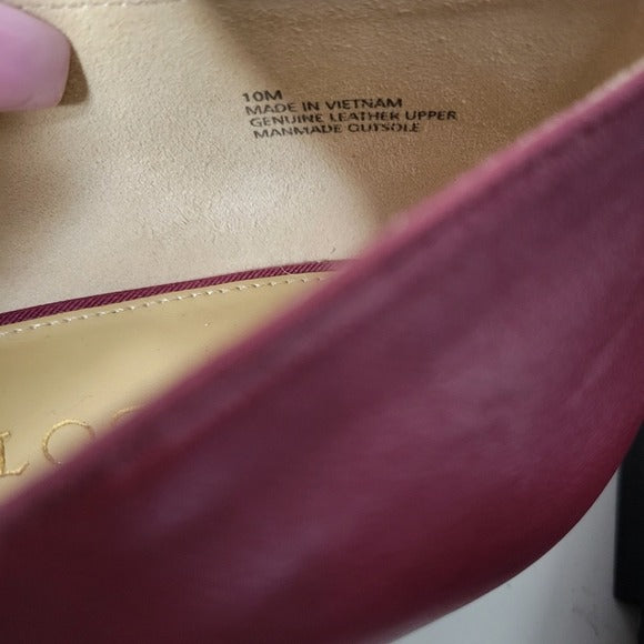 Talbots Ryan Quilted Loafers SZ 10
