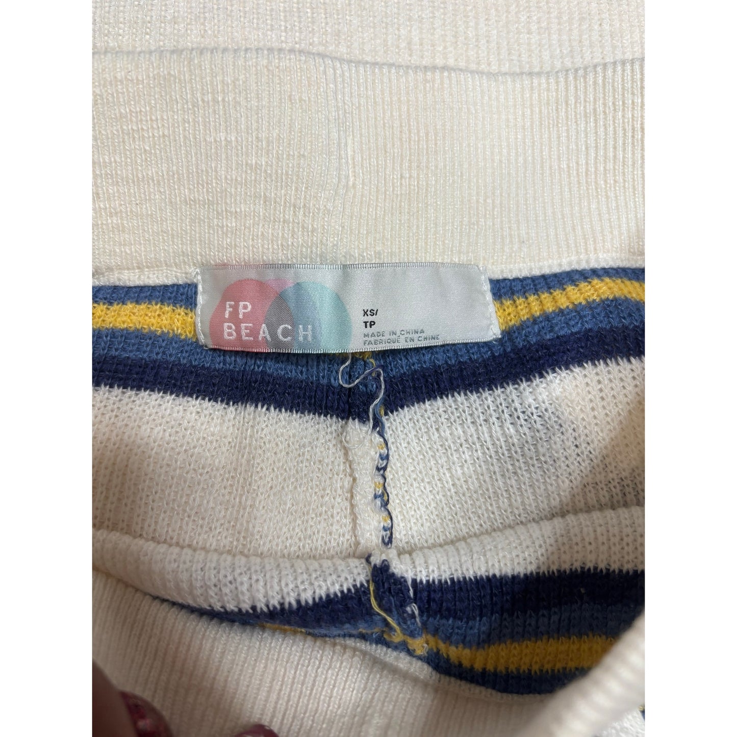 Free People Beach Mariner Stripe Knit Set SZ XS