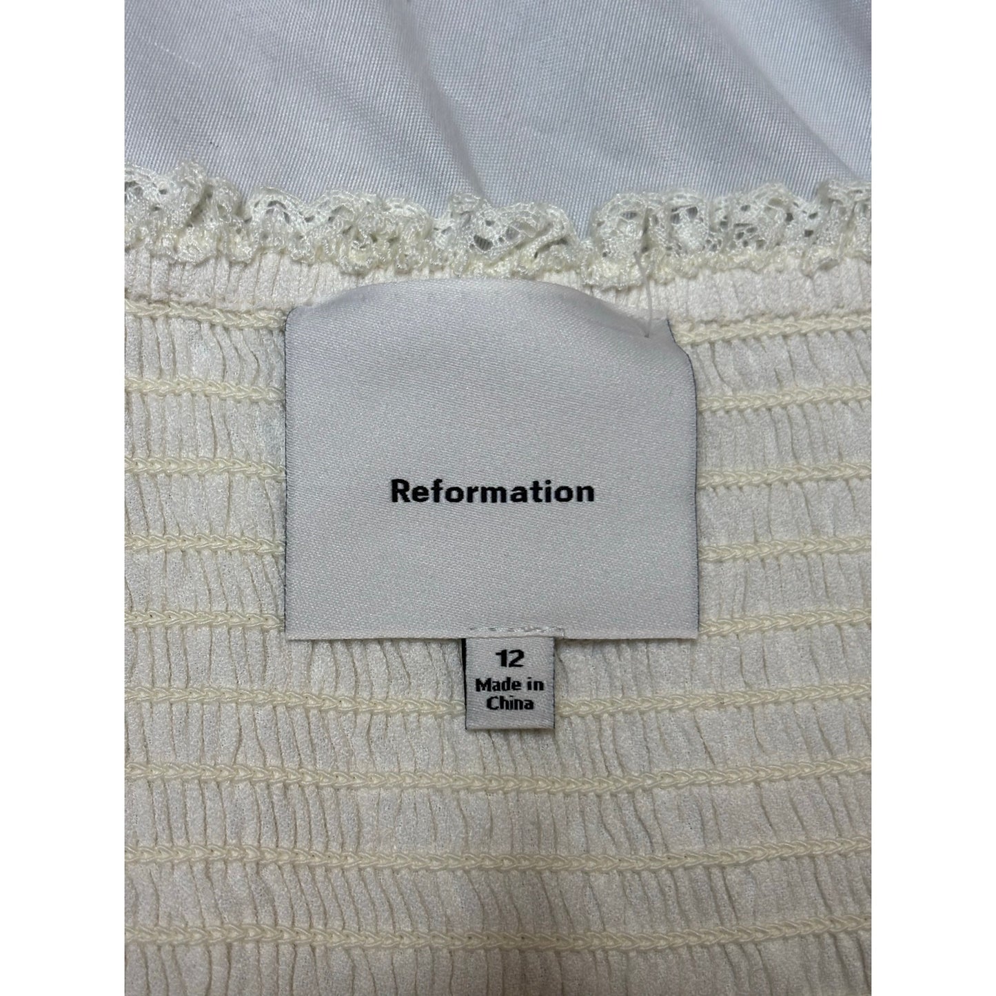 Reformation Inara Top SZ 12