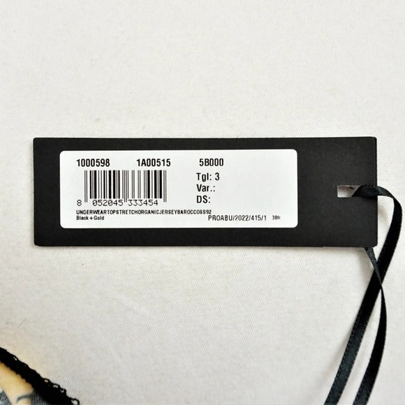 Versace Barocco Triangle Bralette In Women's 36