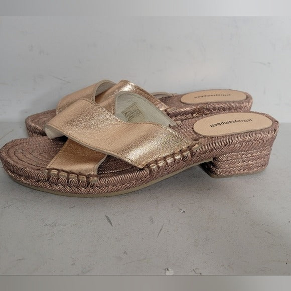 Jeffrey Campbell Monada Espadrille Slides SZ 8