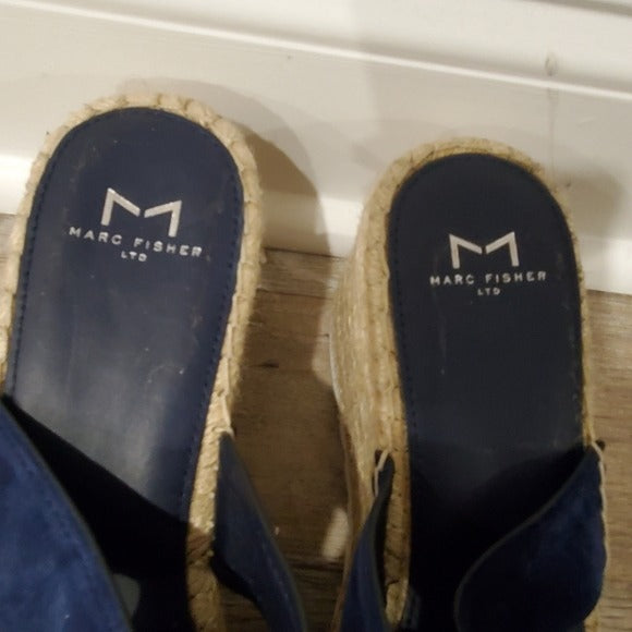 Marc Fisher Robbyn Espadrille Wedge SZ 9.5