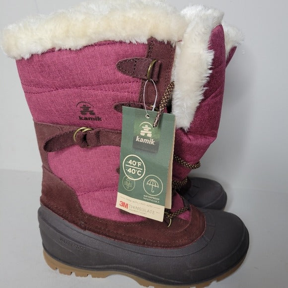 Kamik SnoValley 2 Maroon Women's Winter Boot SZ 6