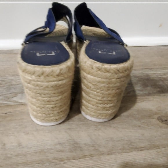Marc Fisher Robbyn Espadrille Wedge SZ 9.5