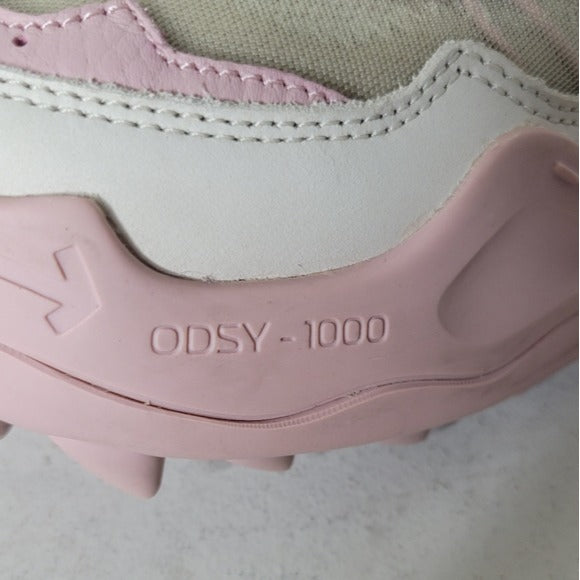 OFF-WHITE™Odsy-1000 Mesh & Leather Exaggerated-Sole Sneakers SZ 40