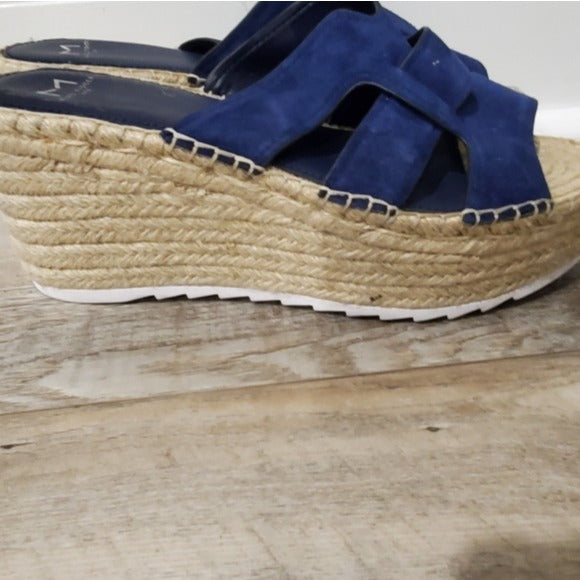 Marc Fisher Robbyn Espadrille Wedge SZ 9.5