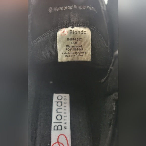 Blondo Helen Waterproof Hiker Boot in Black SZ 6.5