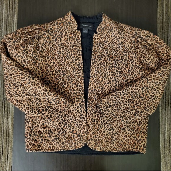 Something Navy Reversible Quilted Jacket SZ XS