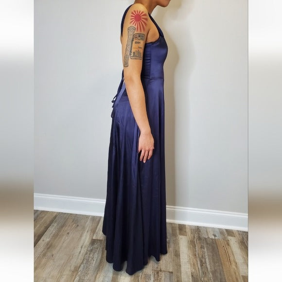 Sequin Hearts Satin Dress SZ 1