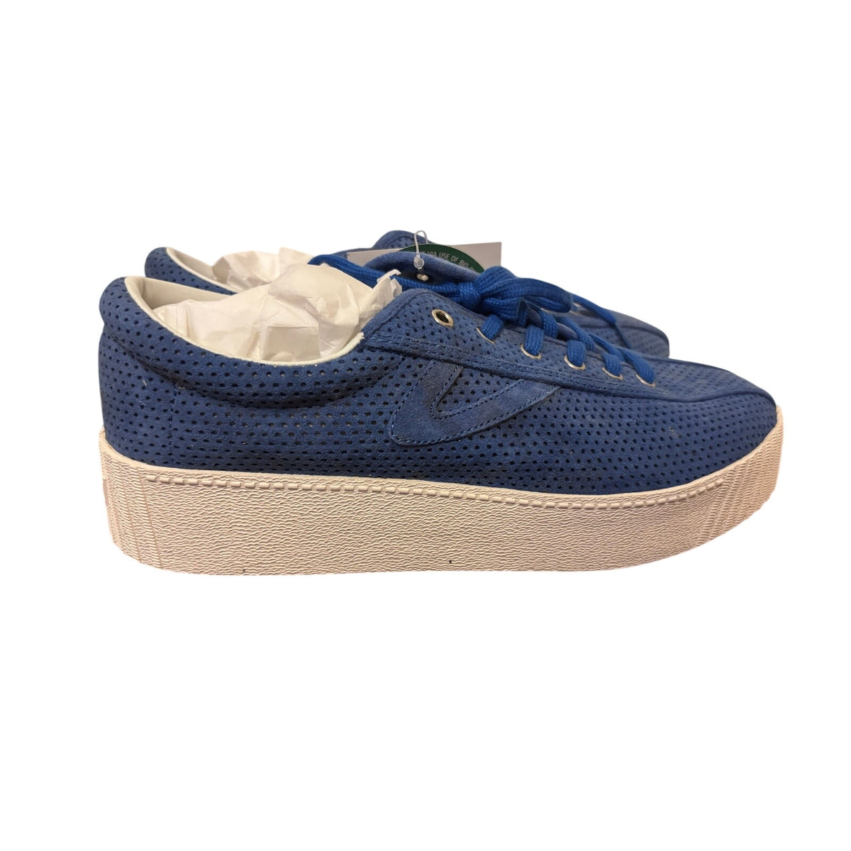 Tretorn Nylite 3 Bold Suede Platform Sneakers SZ 8.5 NWT
