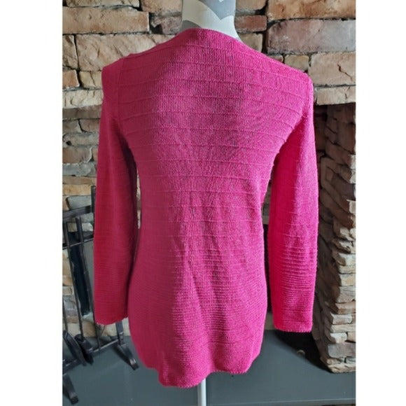 Nic+Zoe Cross Stitch Sweater SZ XS